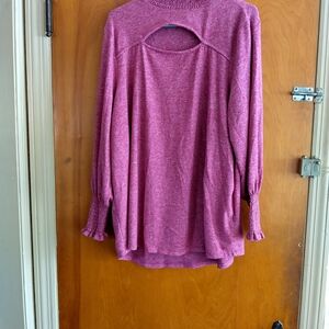 Terra & Sky Mauve Knit Top